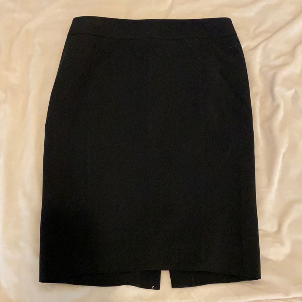 Size 2 Loft Black Pencil Skirt